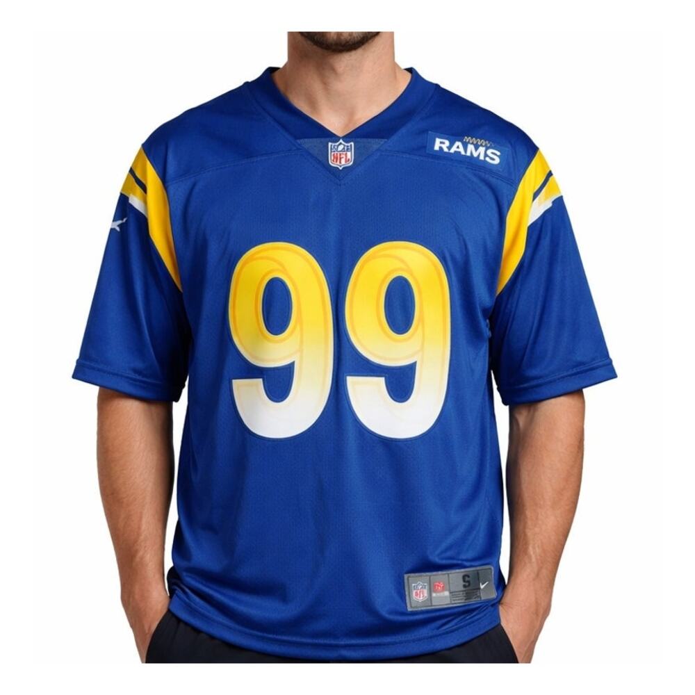 Aaron Donald On Field Rams NFL Jersey Mens Small NWT